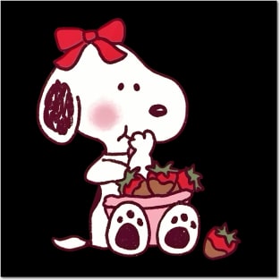 snoopy watch face Posters and Art